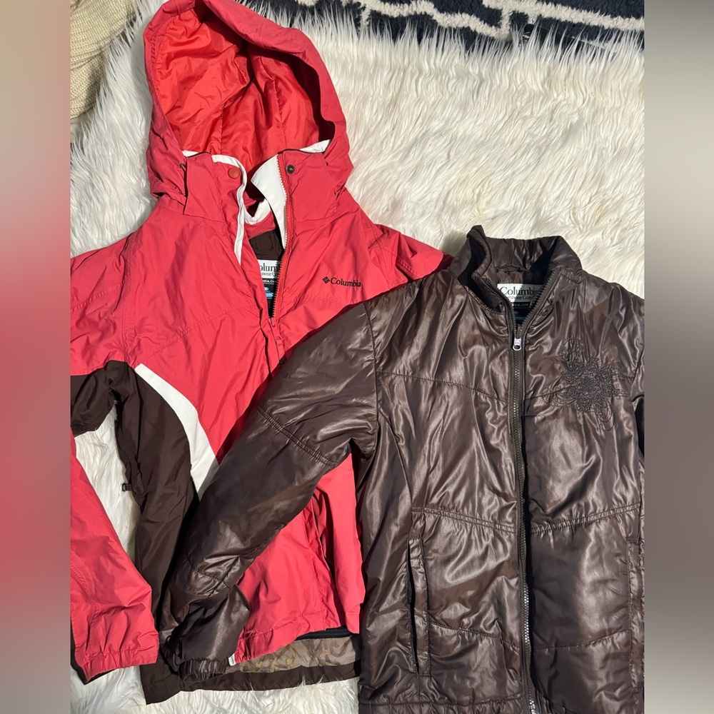 Columbia Interchange whirlybird ski snow coat Med